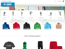 Tablet Screenshot of jako-sport.sk