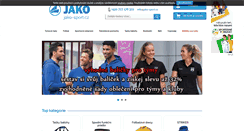 Desktop Screenshot of jako-sport.cz